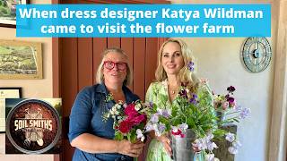 Flower farm fun with dress designer Katya Wildman