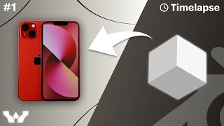 Modeling Apple iPhone 13 2021 | Blender 3D modelling Timelapse.Episode 1