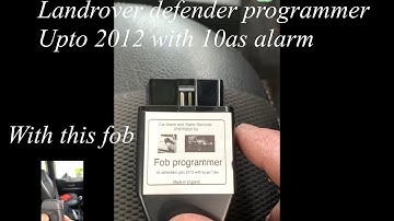 Land rover defender fob programmer