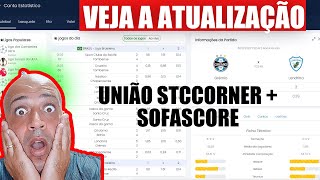 UNIÃO SOFASCORE + STCCORNER ,O MELHOR SITE DO MUNDO PARA APOSTADORES #betting #bet365 #futebol screenshot 1