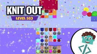Knit Out Level 583 | Walkthrough | No Boosters Update