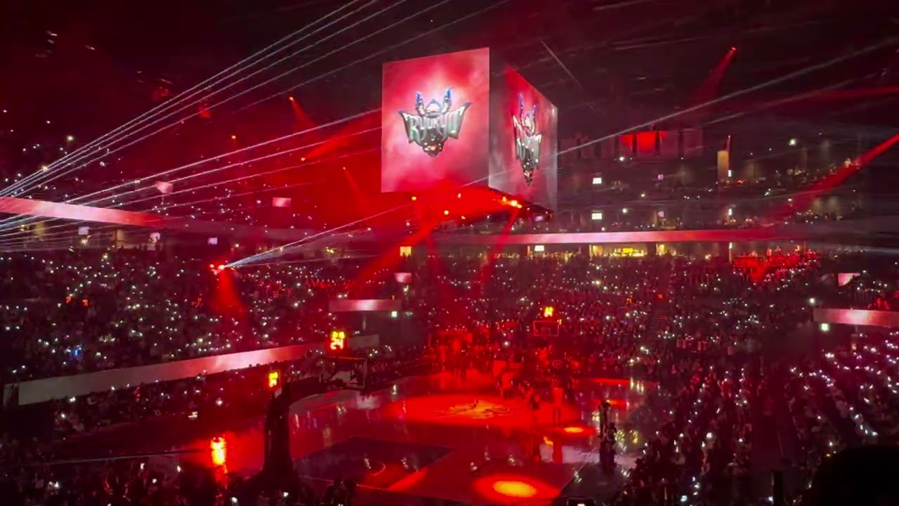 琉球ゴールデンキングスvs名古屋DD オープニング演出