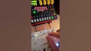 This delay is FUN #echosystem #musicproducer #synth #delay #shorts