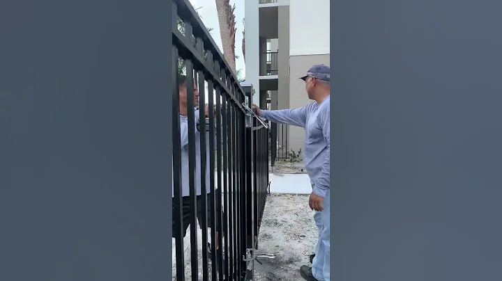 Installation of swing gates