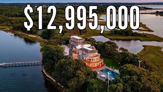 Touring a $12,995,000 Private THREE-STORY Mansion on Cape Cod with 17.5 ACRES!