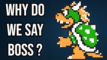 Who was the first video game boss? (And why do we call them that?)