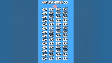 Find odd number 👀🧠=#games #maths #numbers #challenge #short