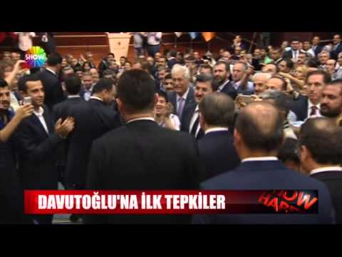 Davutoğlu'na ilk tepkiler