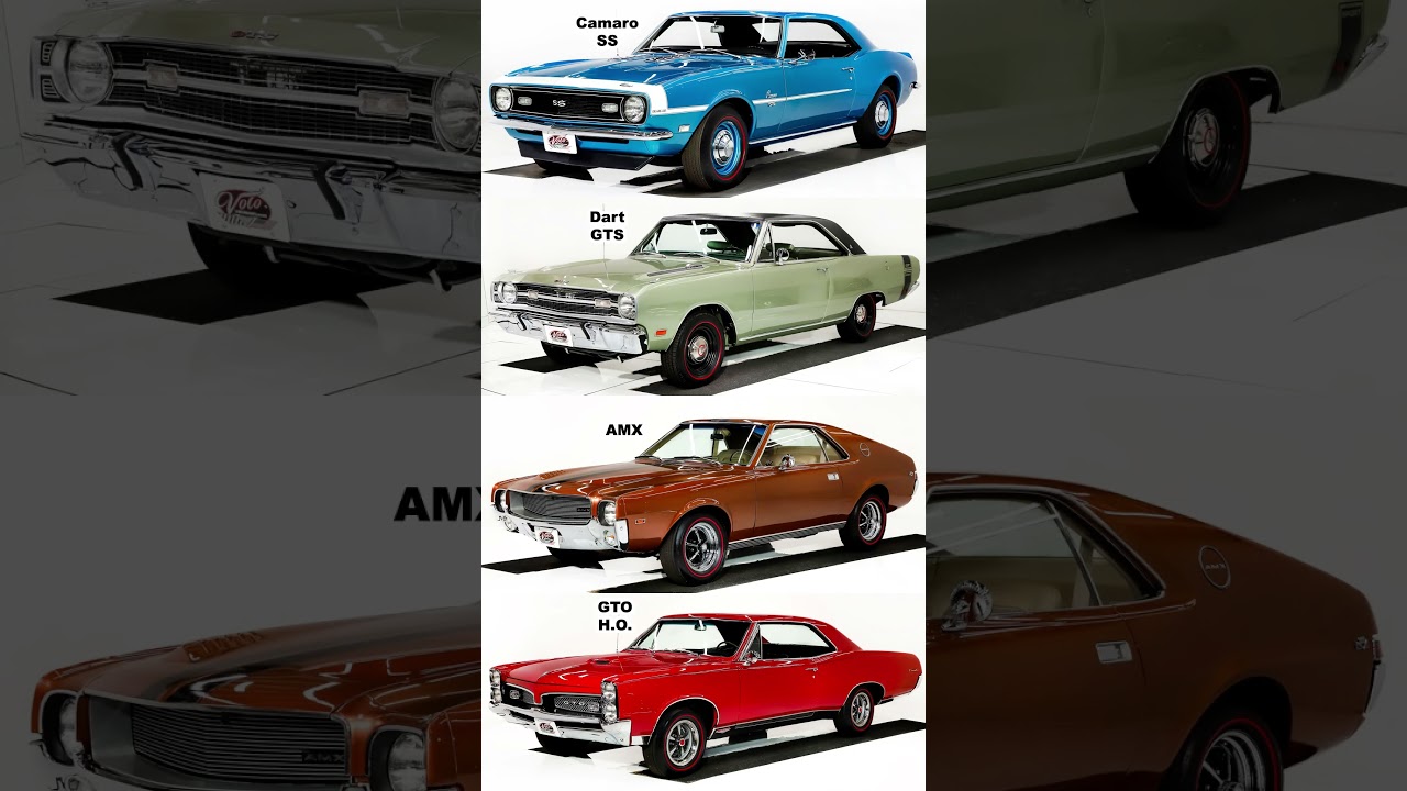 Camaro SS, Dart GTS, AMX or GTO HO?