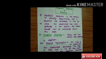 Lecture-23|deadlock detection and recovery in operating system|operating system|