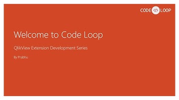 Qlikview Extensions | Part 01 Introduction