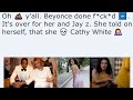 Oh  yall beyonce done fckd  its over for her and jay z she told on herself that she 