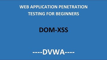 DOM XSS | #DVWA | Ethical Hacking