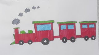 Kolay Tren Çizimitren Nasıl Çizilireasy Train Drawing