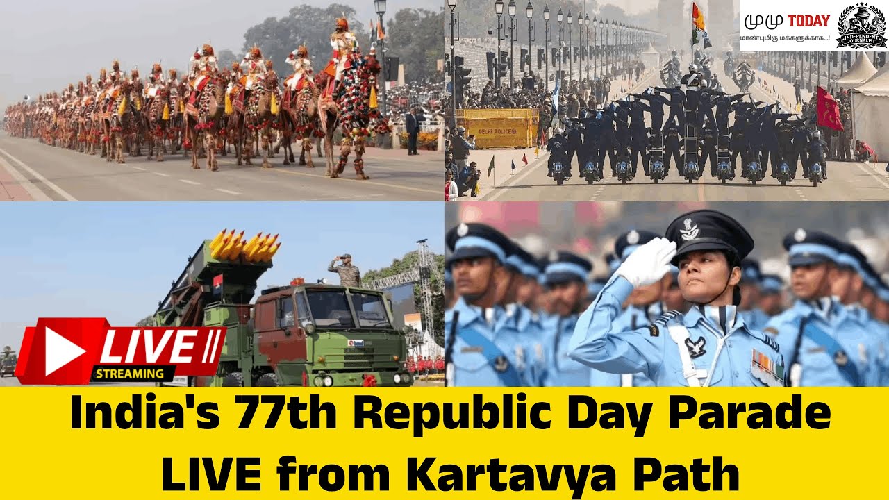 🔴 LIVE : India's 77th Republic Day Parade LIVE from Kartavya Path - YouTube
