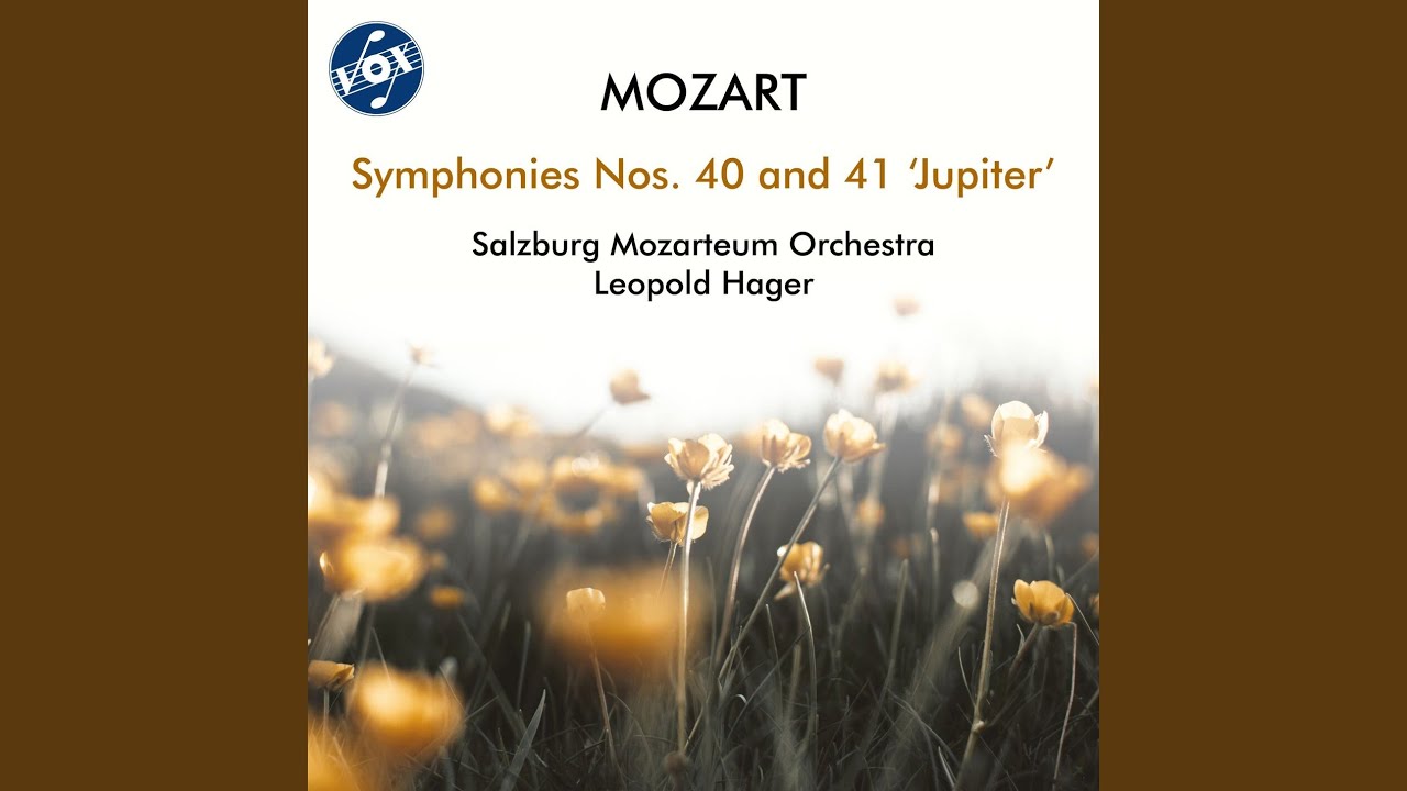 Ver Symphony No. 41 in C Major, K. 551 "Jupiter": III. Menuetto. Allegretto no YouTube
