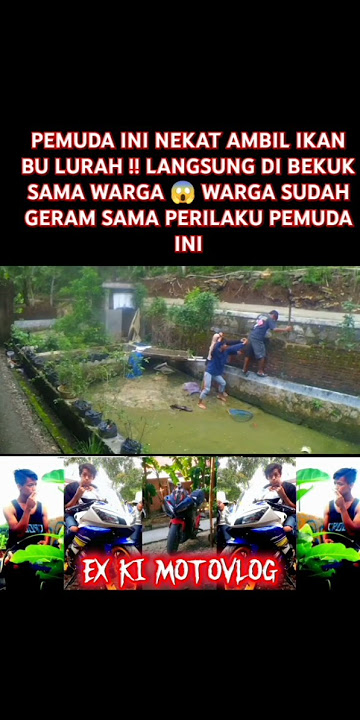 PEMUDA INI NEKAT AMBIL IKAN BU LURAH !! LANGSUNG DI BEKUK SAMA WARGA #feedshorts