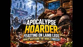 Apocalypse Hoarder: Feasting on Lamb Legs While Watching the World Freeze