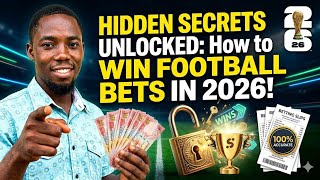 HIDDEN SECRETS UNLOCKED: How to Predict &amp; Win All Football Bets in 2026 ⚽️💰