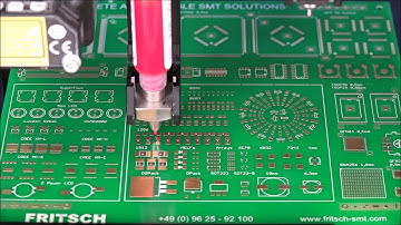 FRITSCH SMT - Dispensing of SMD Glue - Dispensing machine dispenseALL420