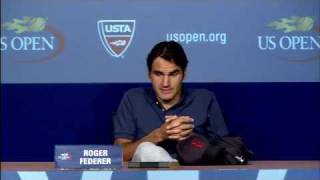 2011 US Open Press Conferences: Roger Federer (Fourth Round)