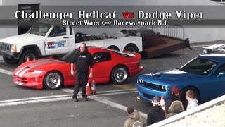Challenger Hellcat vs  Dodge Viper