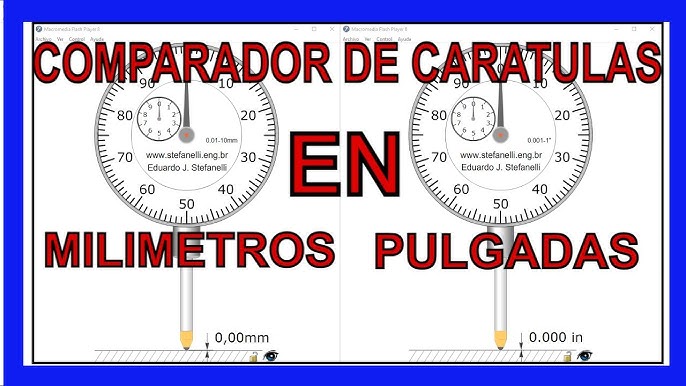 Relojes Comparadores Serie Decimal 0,1 mm.