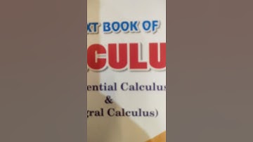 Calculus (differncial & Integral)  Bsc. Math book written by Dr. G.C. CHADDA .