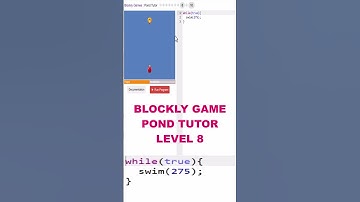 Informatika Kelas 8 - Algoritma & Pemrograman SOLUSI GAME POND TUTOR LEVEL 8 pada #blockly