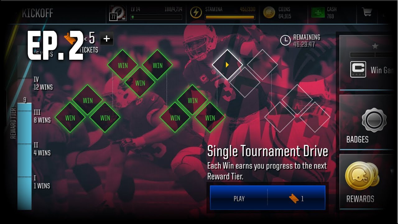 Madden Mobile 18 Ep2: How to win Kickoff Tournament