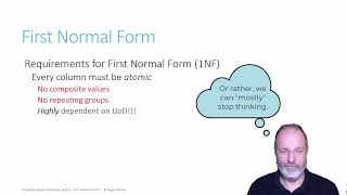 Database design made easy, part 2: First Normal Form
