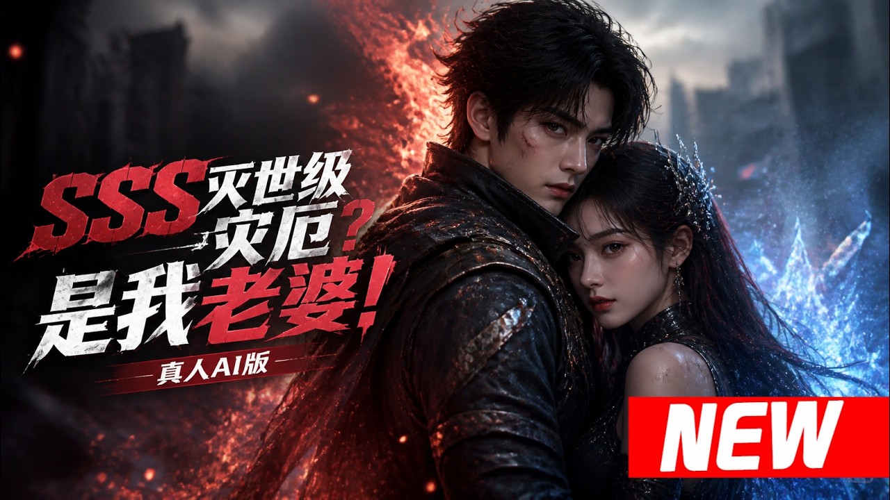 📢最新漫剧《SSS灭世级灾厄？是我老婆！真人AI版》 浴血涅槃，爱恨交织，乱世新世界　#漫剧 #AI #短剧 #男频 #热血 #阿星漫谈