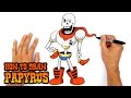 How to Draw Papyrus | Undertale