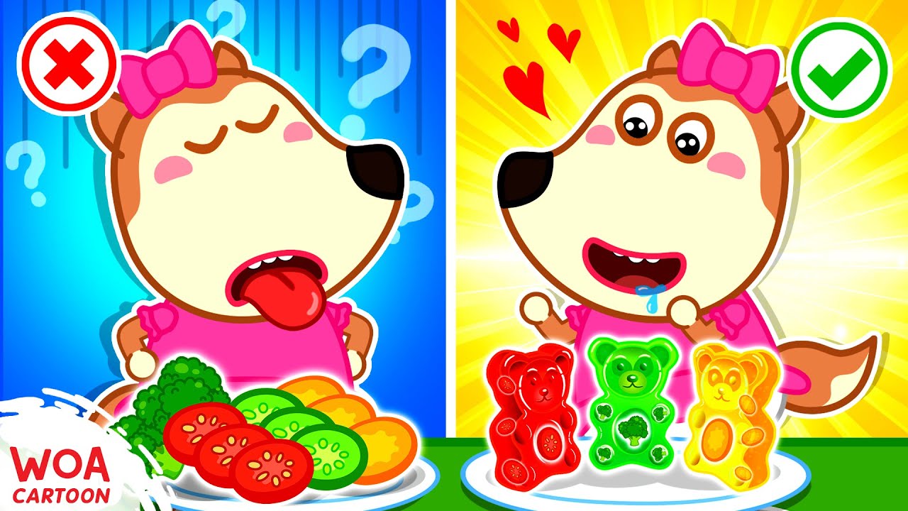 Em Bé Lười Ăn Rau? Chuyện Nhỏ! 🥕 Thói Quen Ăn Uống Cho Bé 🐺 Hoạt Hình Wolfoo Tiếng Việt