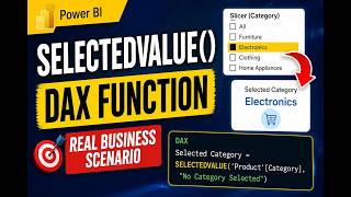 SELECTEDVALUE DAX Function | Real Business Scenario
