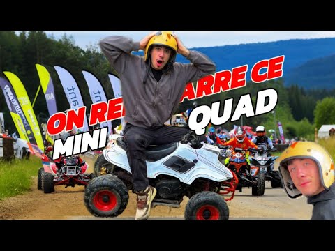 ON REDÉMARRE CE MINI QUAD DE FOU !!! il arrache le bitume