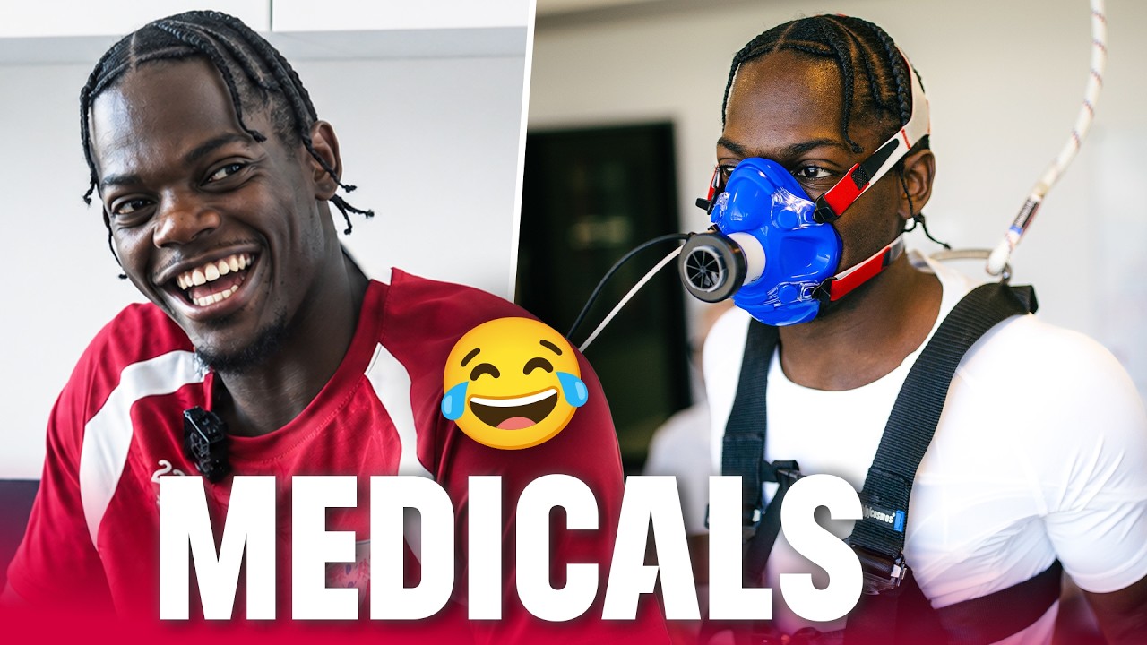 “Watch out, I’m mic’d up” 😂 | Bundesliga Medicals with Caste are always a whole vibe!