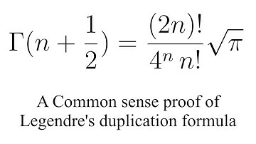 A common sense proof of Legendre