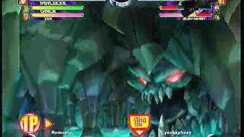 MvC2 Online (360): Brett (Psy/Cha/Ken) vs Yuckaphoey (Gief/Cha/Ruby) 4 .:1.27.10:.