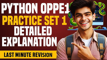 Python OPPE1 Practice Set 1 | IIT Madras BS Degree | Detailed Solutions & Explanation
