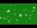 Green Screen Stars Animation Effect Overlay Chromakey 3D Футаж Звезды Искры Эффект хромакей