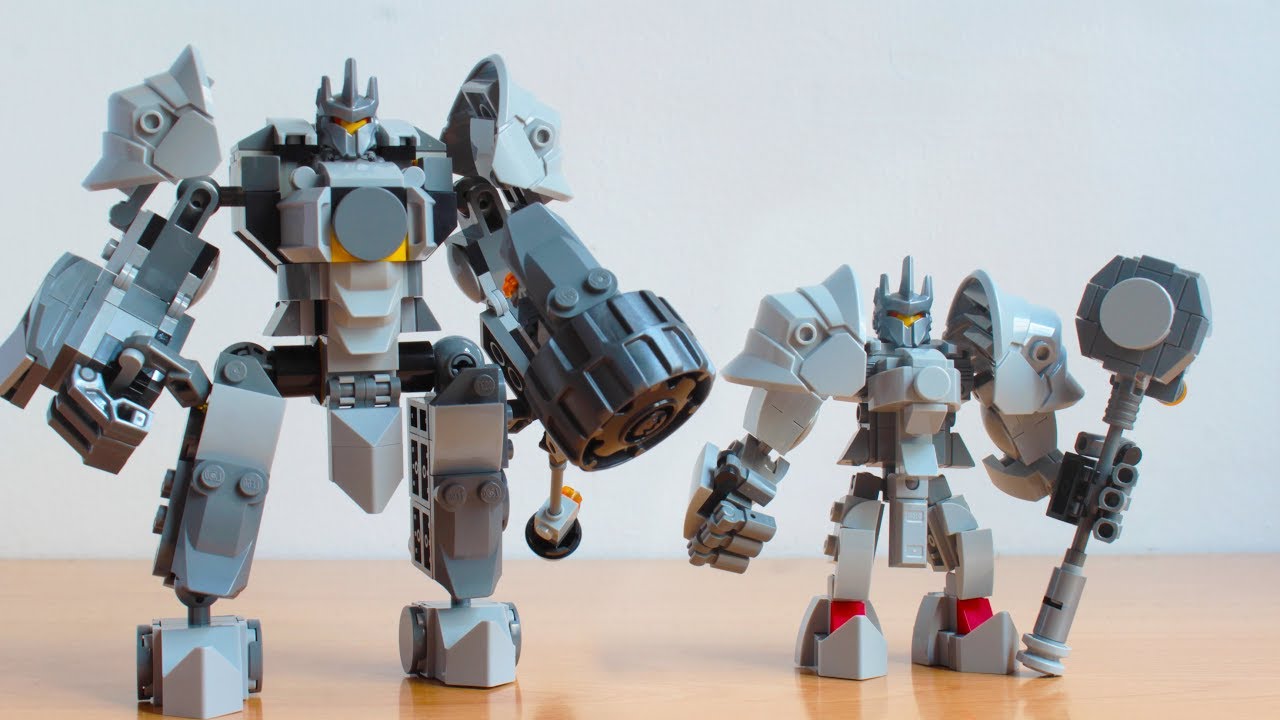 Lego Overwatch Reinhardt MOC - YouTube