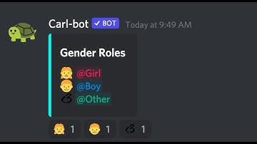 How to make reaction roles through carl bot on discord