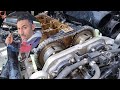 W212 engine timing chain removal from first bolt