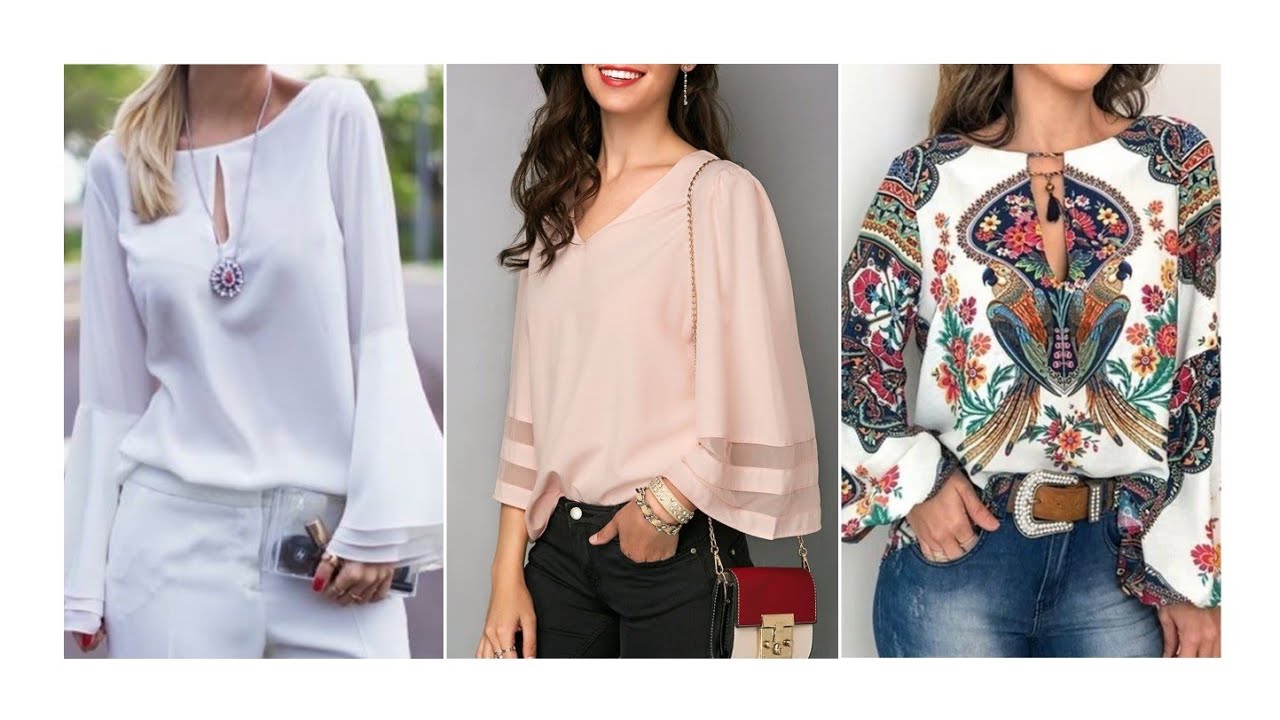 2021/BLUSAS Y BONITAS /DIFERENTES BLUSAS EN MODA Y TENDENCIA2021*ELEGANTES - YouTube