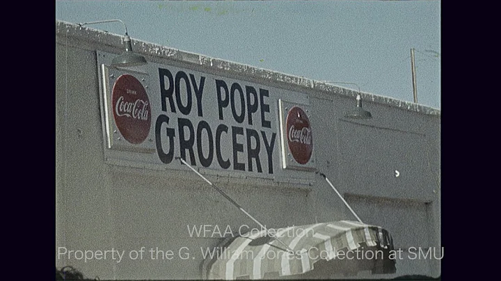 Fire at Roy Pope Grocery - December 1970
