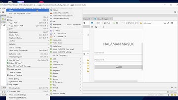 Memanggil layout/form lain / Intent + Percabangan - Android Studio