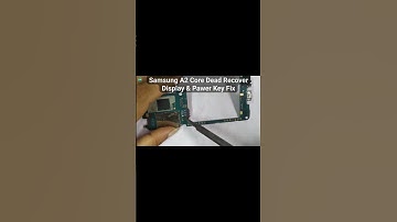 Samsung A2 Core Dead Recover Display & Pawer Key Fix, Full Video Link in Description