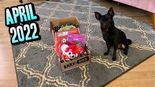 APRIL 2022 BARKBOX UNBOXING | SMALL DOG | JACKPAWT THEME