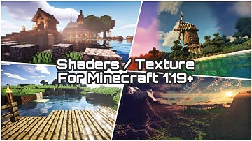 Top 5 Shaders/Texture Pack for Minecraft 1.19/1.19.20/1.18 || Minecraft Best Shaders For PE and Java